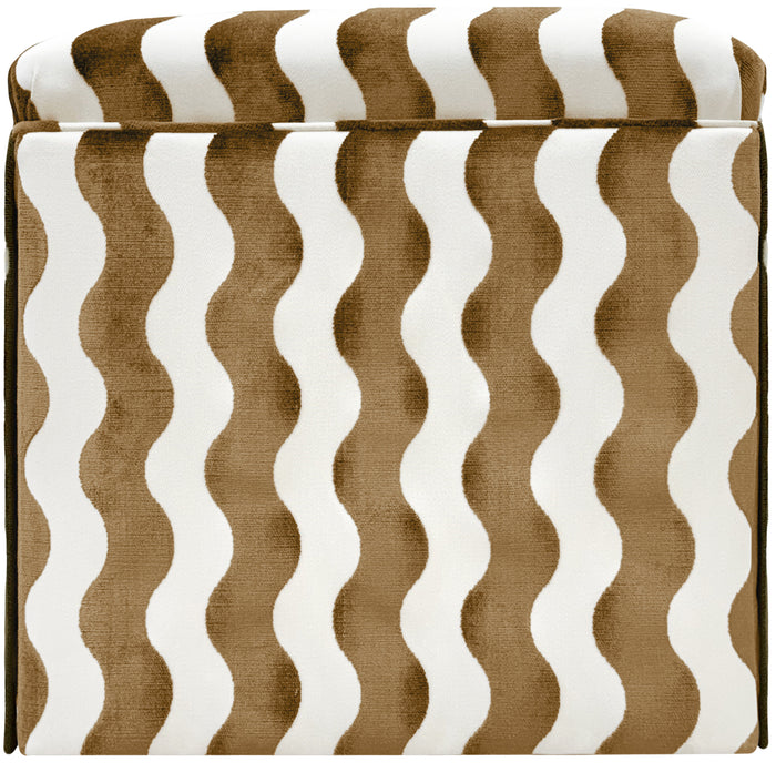 THE SKIRTED OTTOMAN :: THE WAVE  // CAMEL