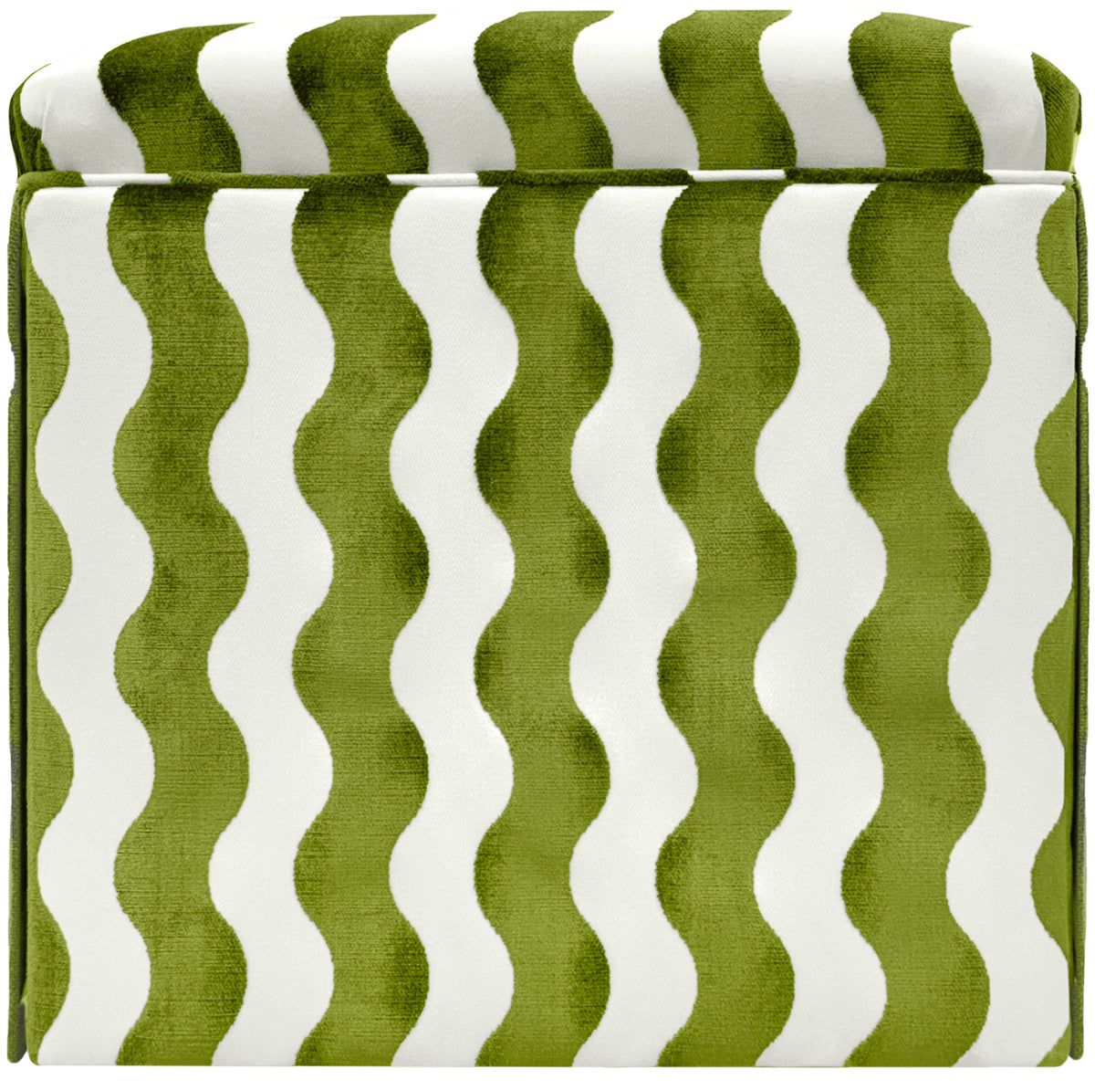 THE SKIRTED OTTOMAN :: THE WAVE  // LETTUCE