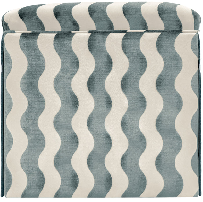 THE SKIRTED OTTOMAN :: THE WAVE  // SKY
