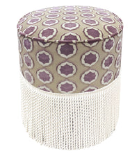 THE TIGHT ROUND OTTOMAN :: TIANA | MANUEL CANOVAS