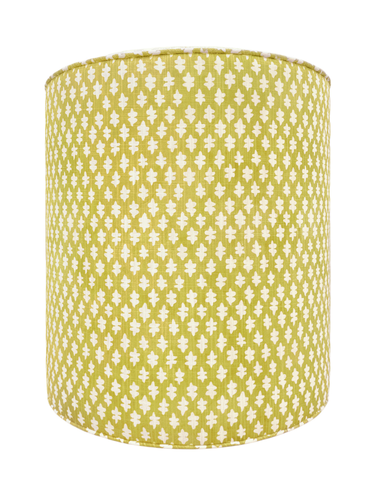 THE TIGHT ROUND OTTOMAN :: TILLY PRINT // CHARTREUSE