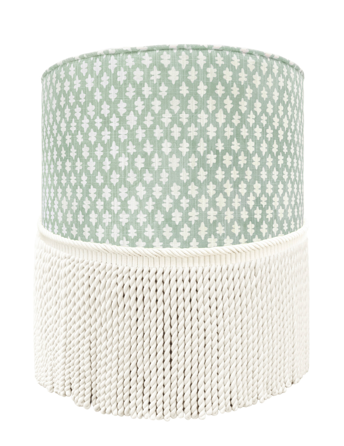THE TIGHT ROUND OTTOMAN :: TILLY PRINT // EUCALYPTUS