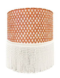 THE TIGHT ROUND OTTOMAN :: TILLY PRINT // TANGERINE