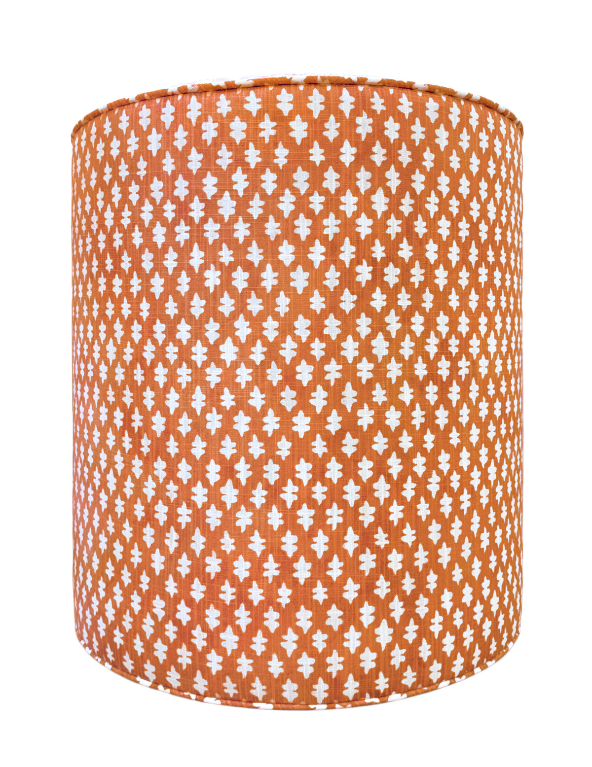 THE TIGHT ROUND OTTOMAN :: TILLY PRINT // TANGERINE
