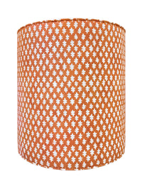 THE TIGHT ROUND OTTOMAN :: TILLY PRINT // TANGERINE
