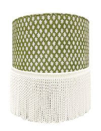 THE TIGHT ROUND OTTOMAN :: TILLY PRINT // OLIVE