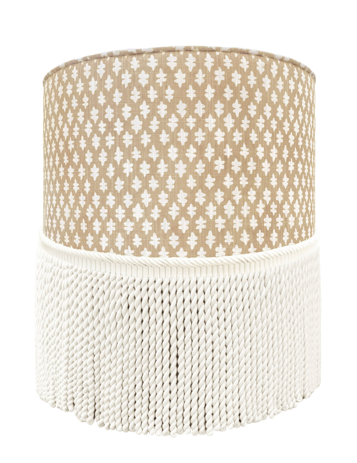 THE TIGHT ROUND OTTOMAN :: TILLY PRINT // SAND