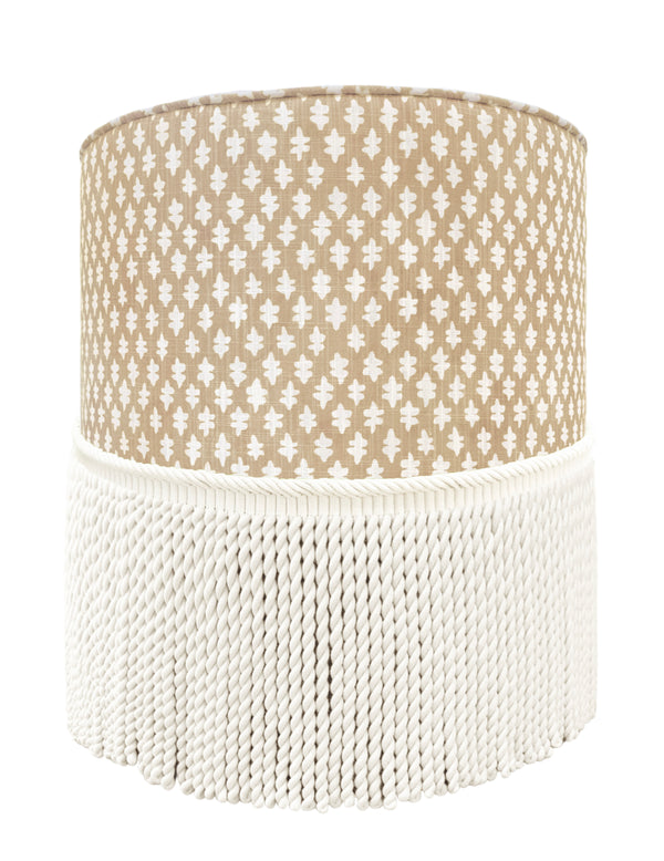 THE TIGHT ROUND OTTOMAN :: TILLY PRINT // SAND