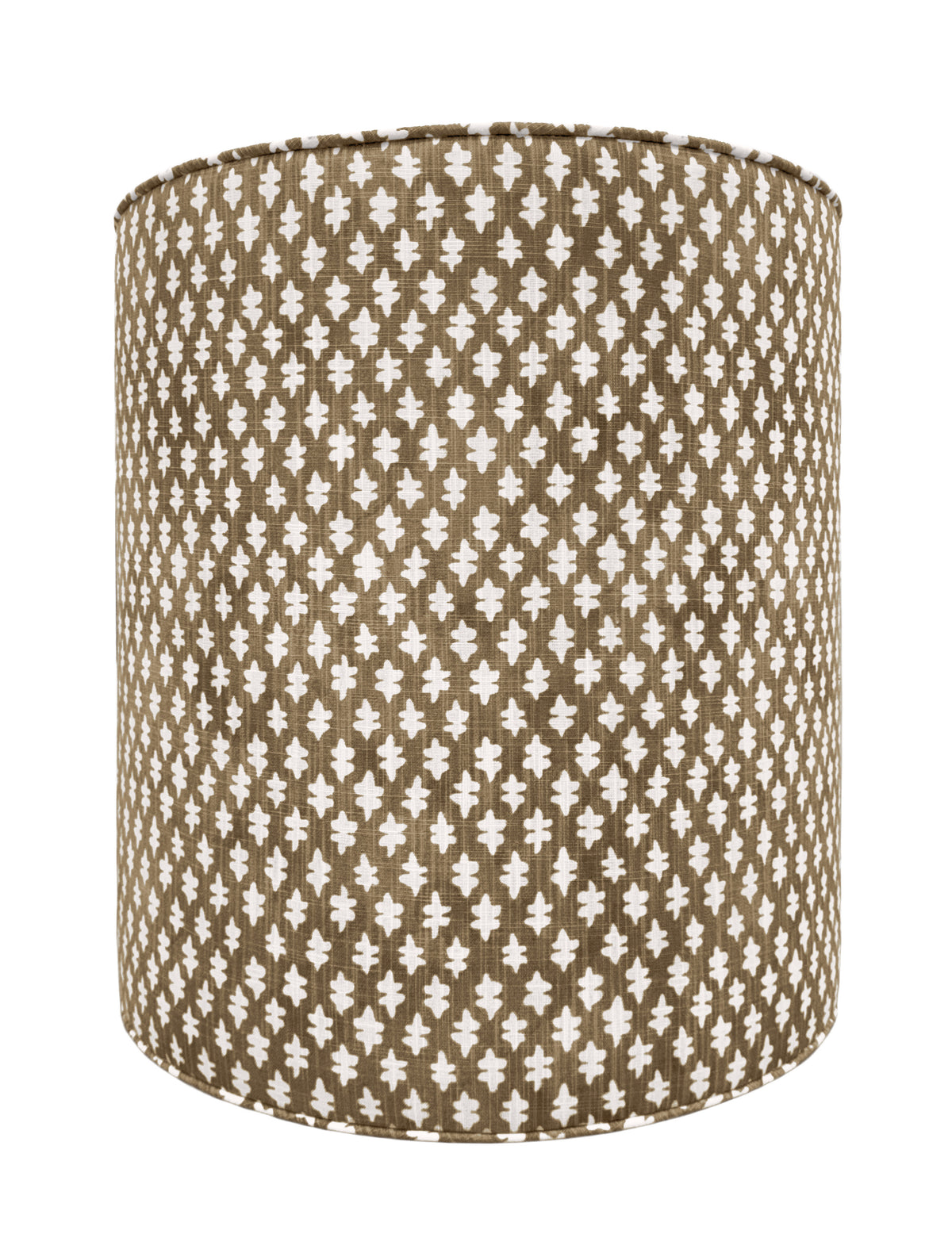 THE TIGHT ROUND OTTOMAN :: TILLY PRINT // UMBER