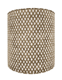 THE TIGHT ROUND OTTOMAN :: TILLY PRINT // UMBER