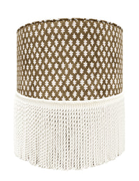 THE TIGHT ROUND OTTOMAN :: TILLY PRINT // UMBER