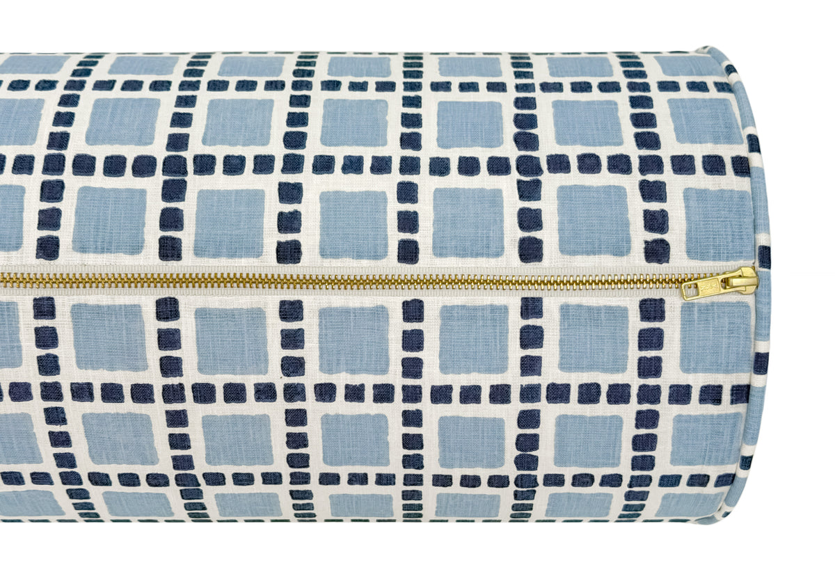 THE BOLSTER :: TILES PRINT // POWDER BLUE