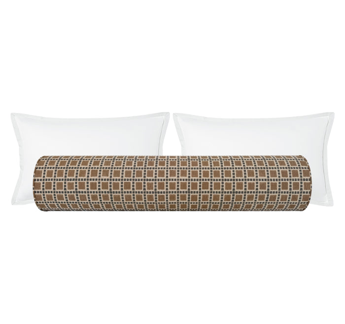 THE BOLSTER :: TILES PRINT // SADDLE
