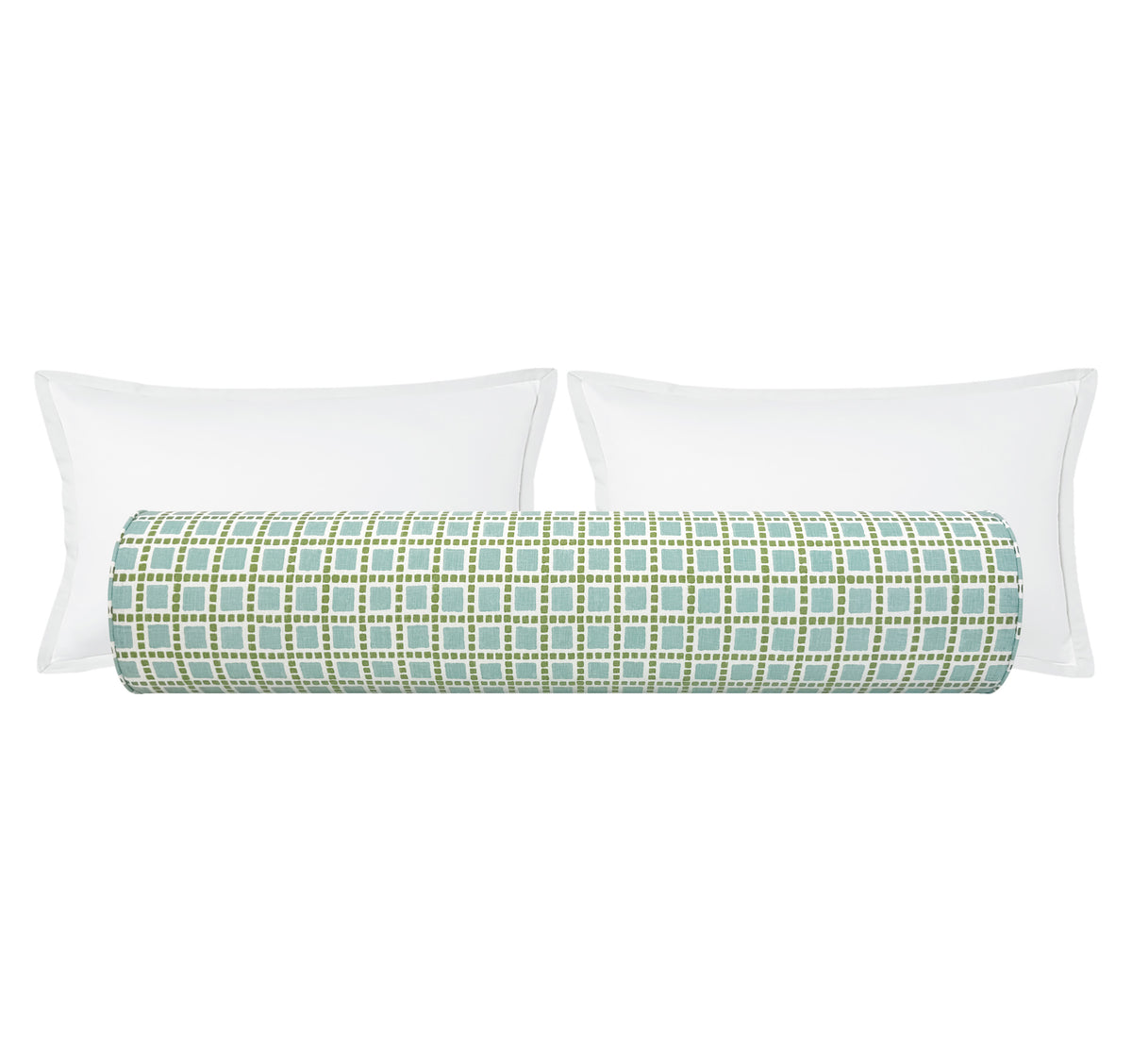 THE BOLSTER :: TILES PRINT // SPA BLUE
