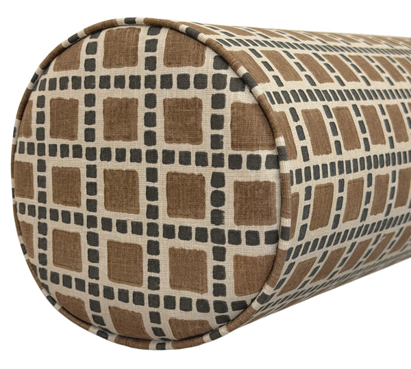 THE BOLSTER :: TILES PRINT // SADDLE