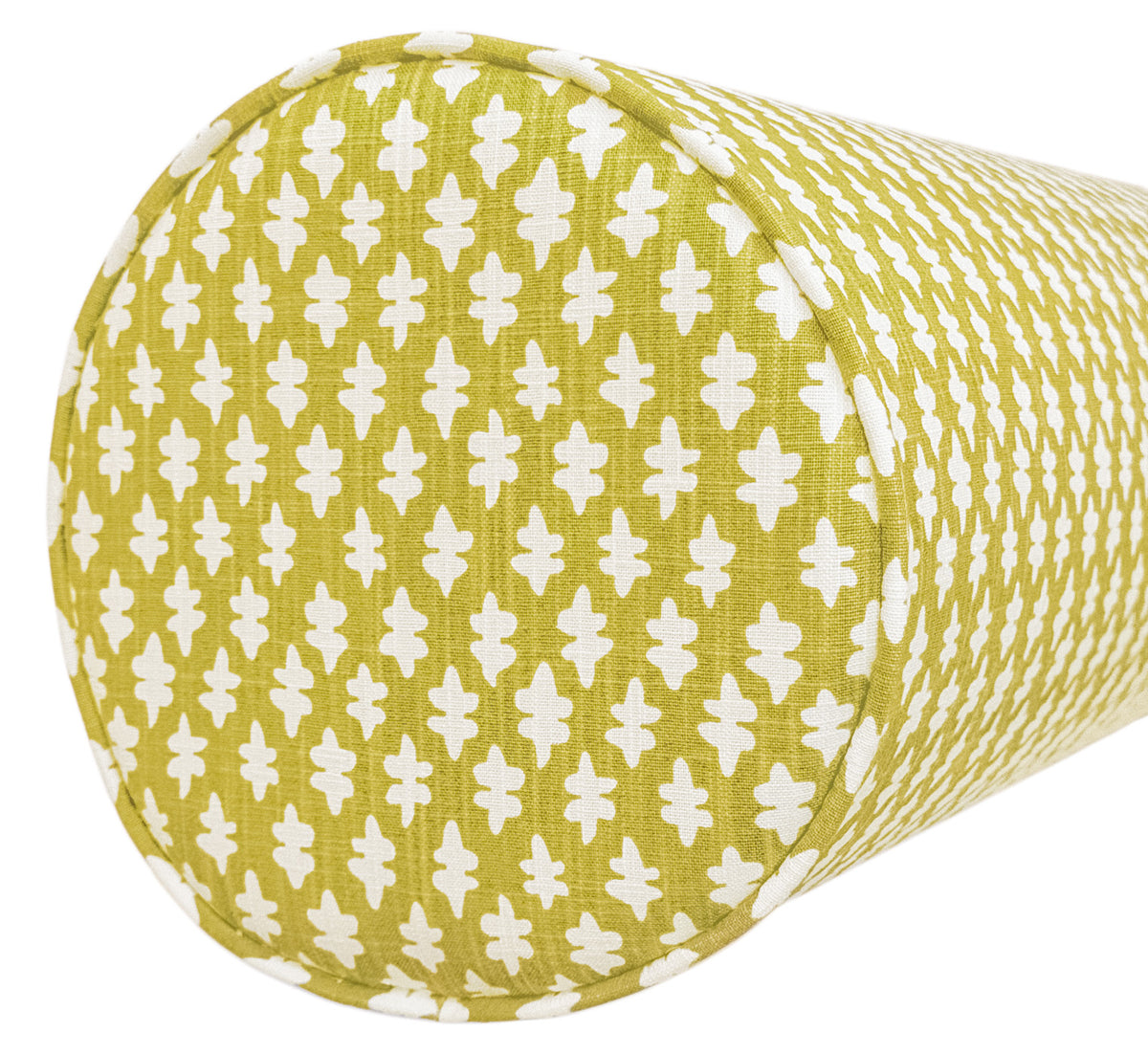 THE BOLSTER :: TILLY PRINT // CHARTREUSE + TAPE TRIM