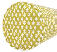 THE BOLSTER :: TILLY PRINT // CHARTREUSE + TAPE TRIM