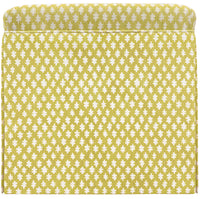 THE SKIRTED OTTOMAN :: TILLY PRINT // CHARTREUSE