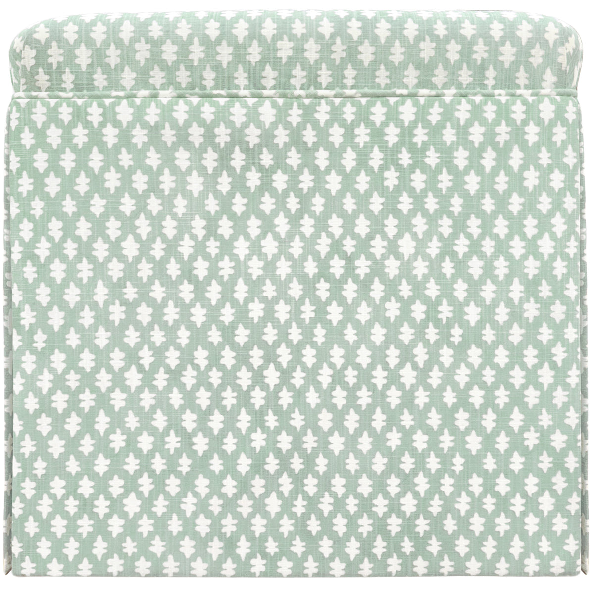 THE SKIRTED OTTOMAN :: TILLY PRINT // EUCALYPTUS