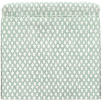 THE SKIRTED OTTOMAN :: TILLY PRINT // EUCALYPTUS