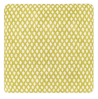 THE SKIRTED OTTOMAN :: TILLY PRINT // CHARTREUSE