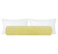 THE BOLSTER :: TILLY PRINT // CHARTREUSE + TAPE TRIM