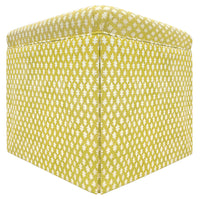 THE SKIRTED OTTOMAN :: TILLY PRINT // CHARTREUSE