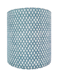 THE TIGHT ROUND OTTOMAN :: TILLY PRINT // HYDRANGEA BLUE