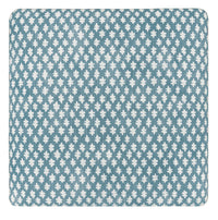 THE SKIRTED OTTOMAN :: TILLY PRINT // HYDRANGEA BLUE