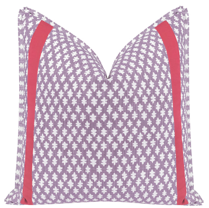 TILLY PRINT // LAVENDER + TAPE TRIM