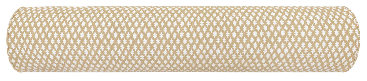 THE BOLSTER :: TILLY PRINT // SAND + TAPE TRIM