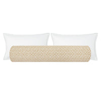 THE BOLSTER :: TILLY PRINT // SAND + TAPE TRIM