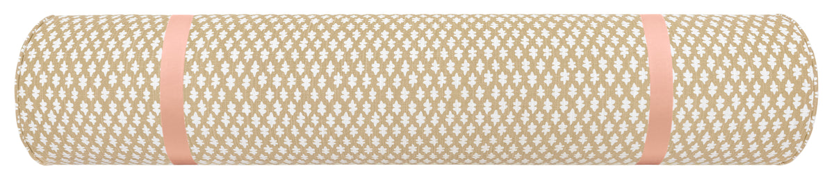 THE BOLSTER :: TILLY PRINT // SAND + TAPE TRIM