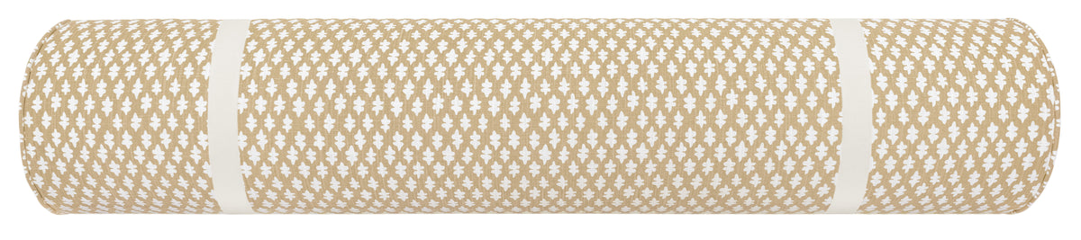 THE BOLSTER :: TILLY PRINT // SAND + TAPE TRIM
