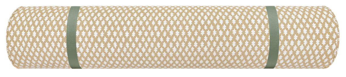THE BOLSTER :: TILLY PRINT // SAND + TAPE TRIM