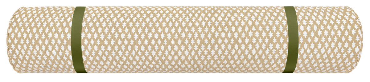 THE BOLSTER :: TILLY PRINT // SAND + TAPE TRIM