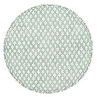 THE TIGHT ROUND OTTOMAN :: TILLY PRINT // EUCALYPTUS