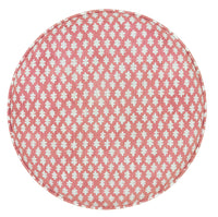 THE TIGHT ROUND OTTOMAN :: TILLY PRINT // CARNATION