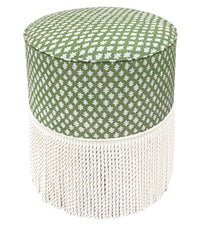THE TIGHT ROUND OTTOMAN :: TILLY PRINT // CLOVER