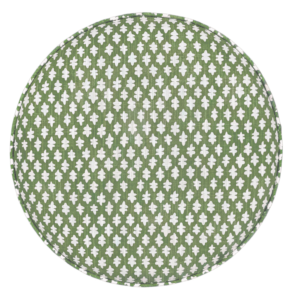 THE TIGHT ROUND OTTOMAN :: TILLY PRINT // CLOVER