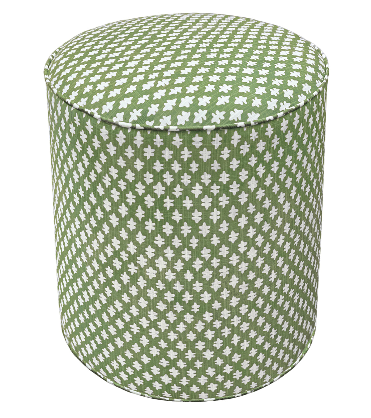 THE TIGHT ROUND OTTOMAN :: TILLY PRINT // CLOVER