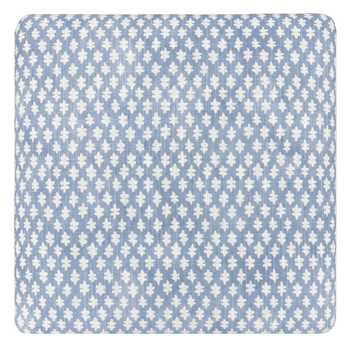 THE SKIRTED OTTOMAN :: TILLY PRINT // POWDER BLUE