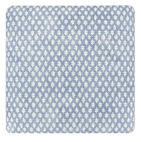THE SKIRTED OTTOMAN :: TILLY PRINT // POWDER BLUE