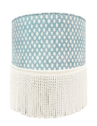 THE TIGHT ROUND OTTOMAN :: TILLY PRINT // SPA BLUE