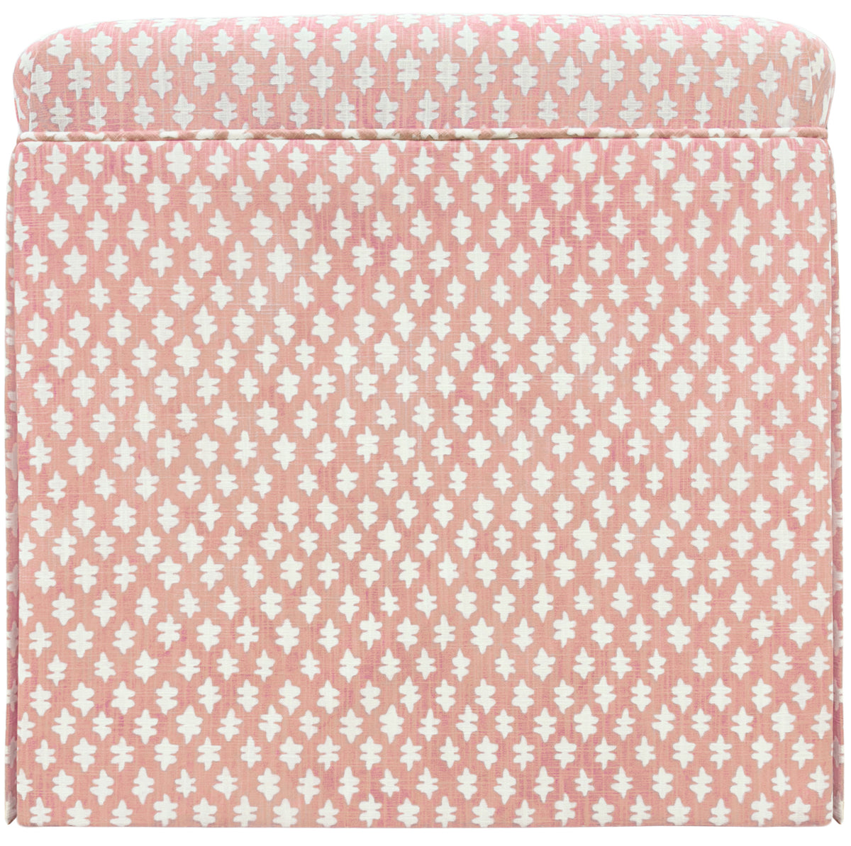 THE SKIRTED OTTOMAN :: TILLY PRINT // BLUSH