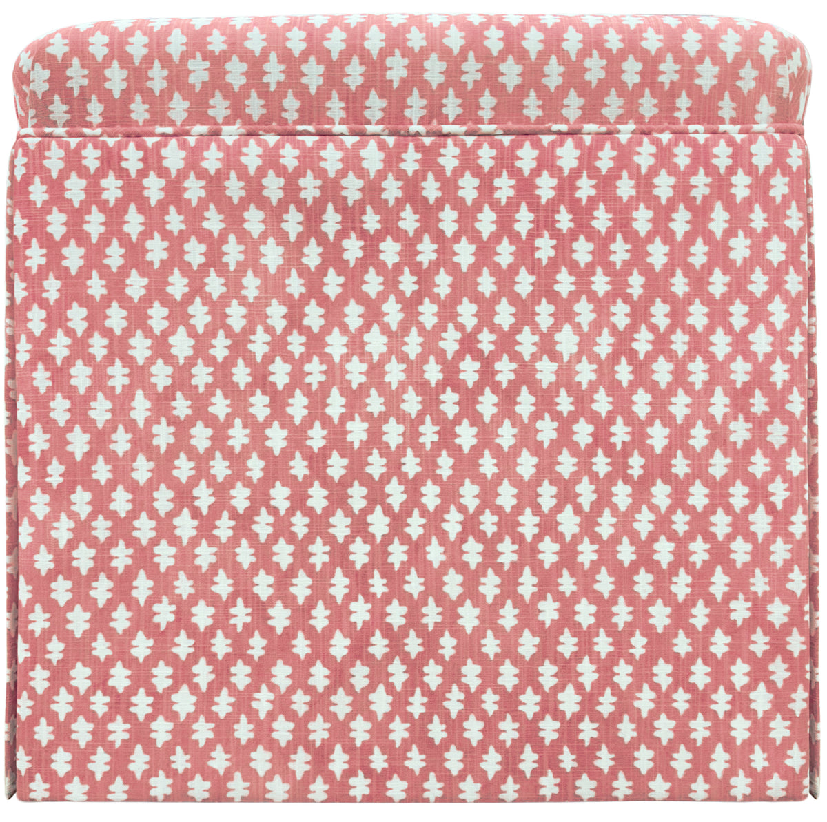THE SKIRTED OTTOMAN :: TILLY PRINT // CARNATION