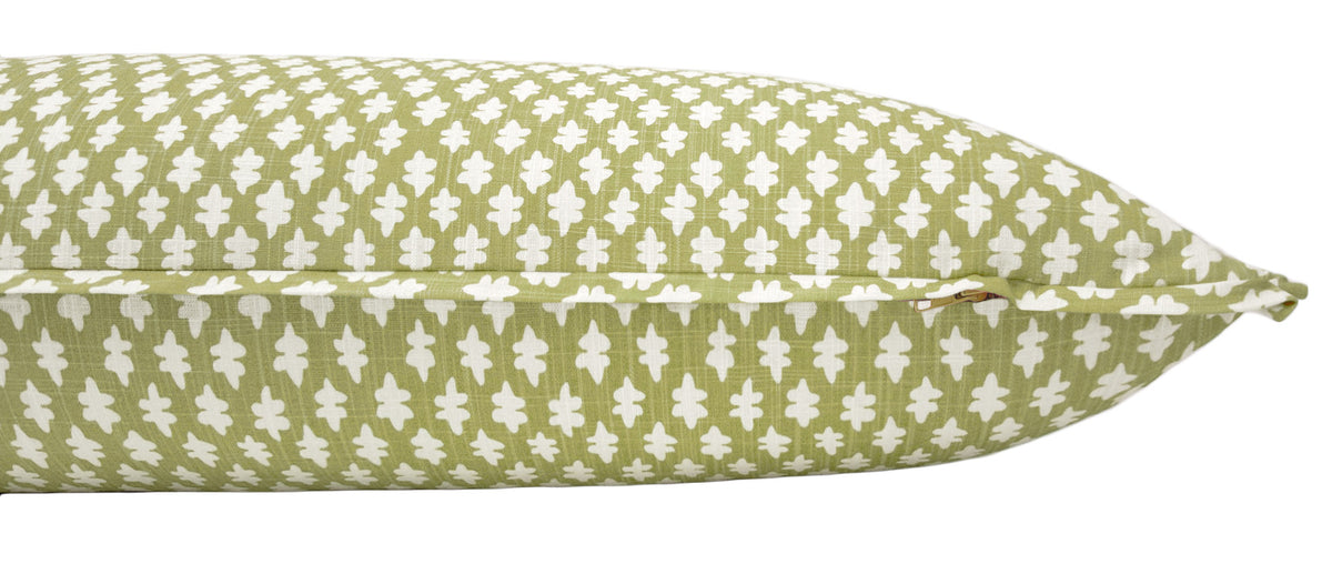 THE XL LUMBAR :: TILLY PRINT // CELADON | LDC