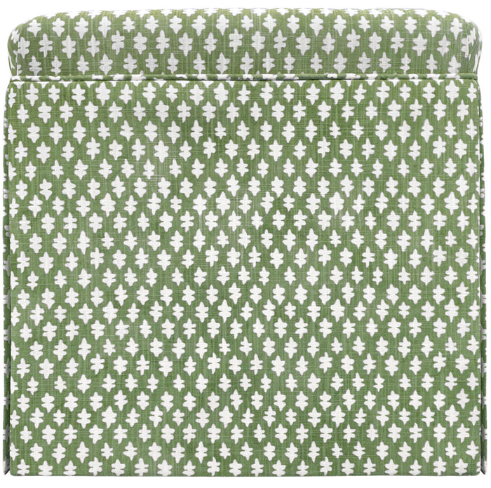 THE SKIRTED OTTOMAN :: TILLY PRINT // CLOVER
