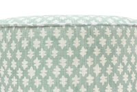 THE TIGHT ROUND OTTOMAN :: TILLY PRINT // EUCALYPTUS