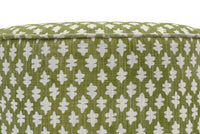 THE TIGHT ROUND OTTOMAN :: TILLY PRINT // OLIVE